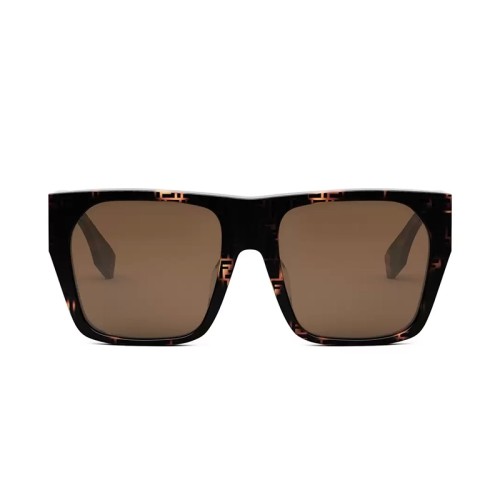 Fendi FE40124F - 55E - 57 Sonnenbrillen Havanna Eckig