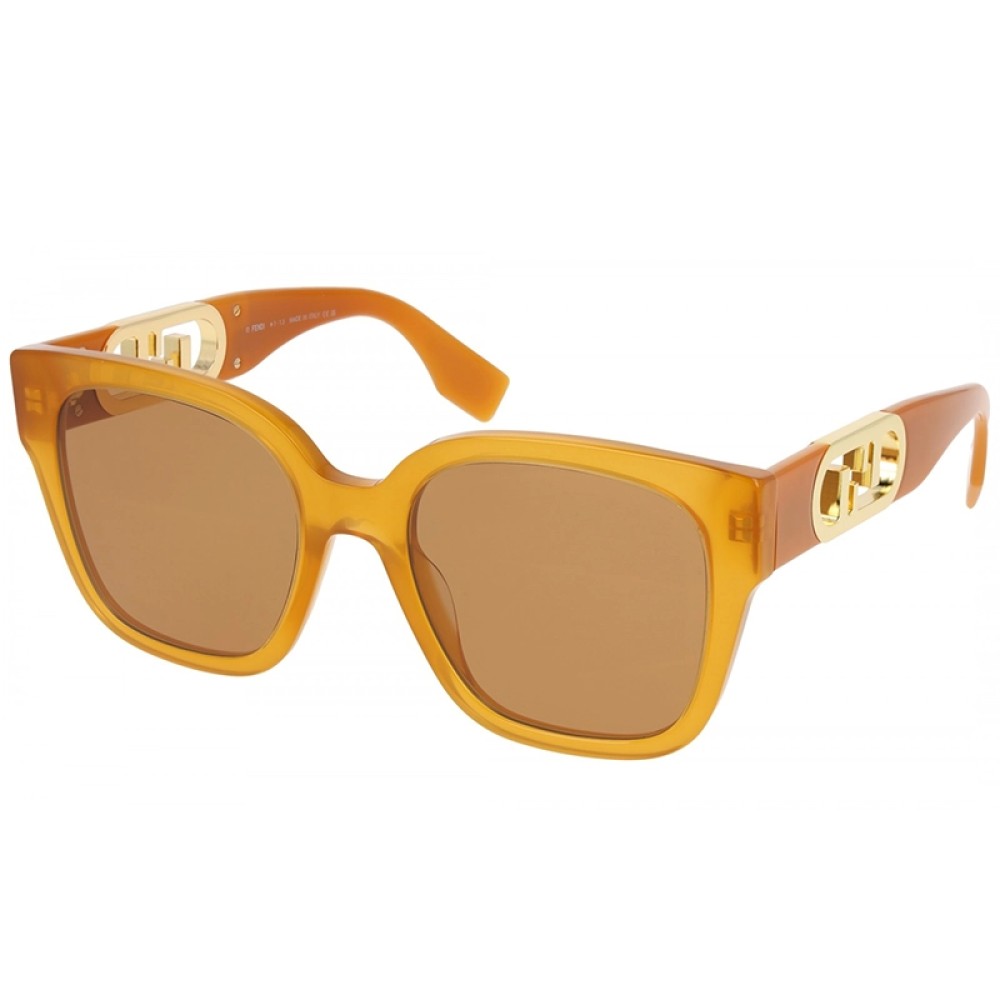 Fendi FE40063I - 44J - 54 Sonnenbrillen Orange Eckig