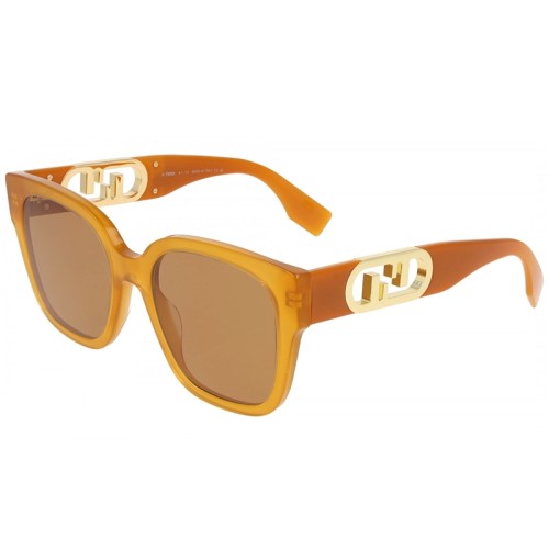 Fendi FE40063I - 44J - 54 Sonnenbrillen Orange Eckig