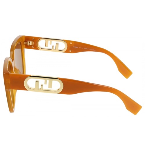 Fendi FE40063I - 44J - 54 Sonnenbrillen Orange Eckig