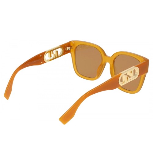 Fendi FE40063I - 44J - 54 Sonnenbrillen Orange Eckig