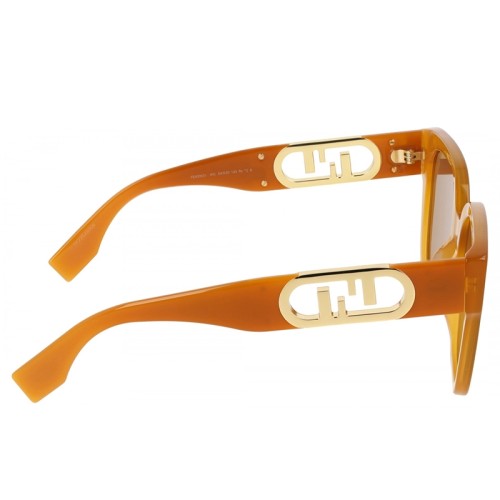 Fendi FE40063I - 44J - 54 Sonnenbrillen Orange Eckig