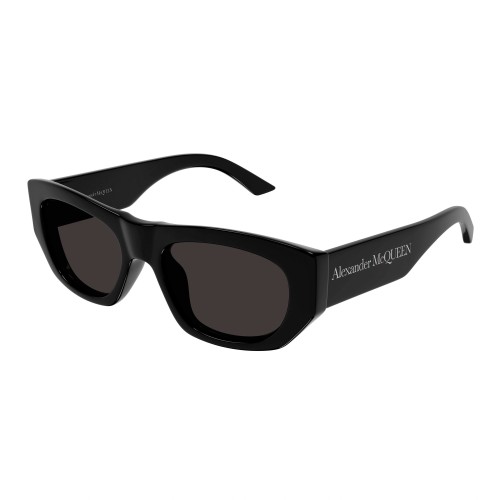 Alexander McQueen AM0450S - 001 - 54 Sonnenbrillen Schwarz Eckig