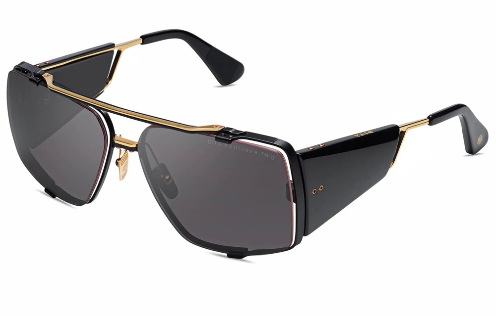 Dita SOULINER-TWO DTS 136 - 03 - 64 Sonnenbrillen Schwarz Pilot (Aviator)
