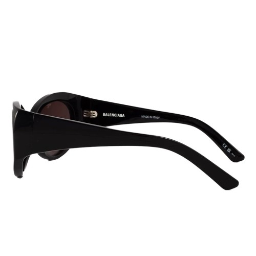 Balenciaga BB0267S - 001 - 57 Sonnenbrillen Schwarz Oval