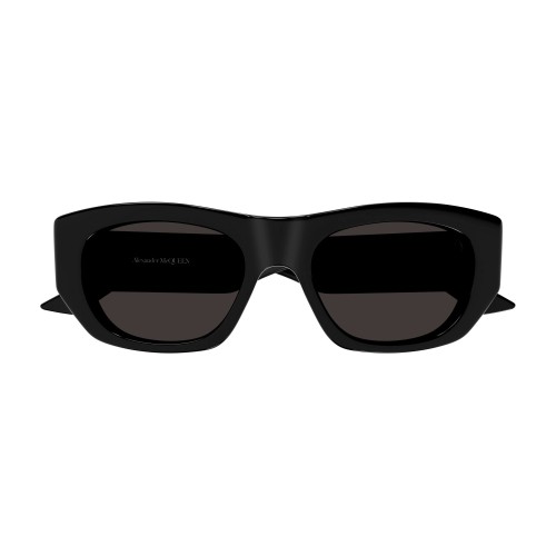Alexander McQueen AM0450S - 001 - 54 Sonnenbrillen Schwarz Eckig