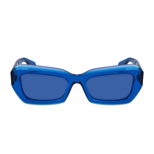 Lanvin LNV662S - 450 - 54 Sonnenbrillen Blau Eckig