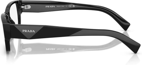 PRADA PR B09V - ​16K1O1 - ​57 Brillenfassungen Schwarz Eckig