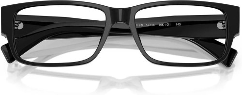 PRADA PR B09V - ​16K1O1 - ​57 Brillenfassungen Schwarz Eckig