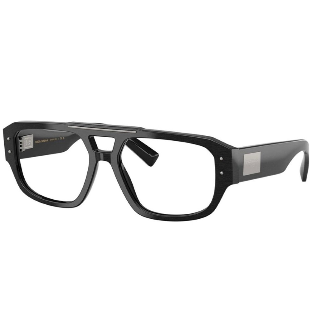 DOLCE & GABBANA DG3406 - ​2820 - ​56 Brillenfassungen Schwarz Pilot (Aviator)