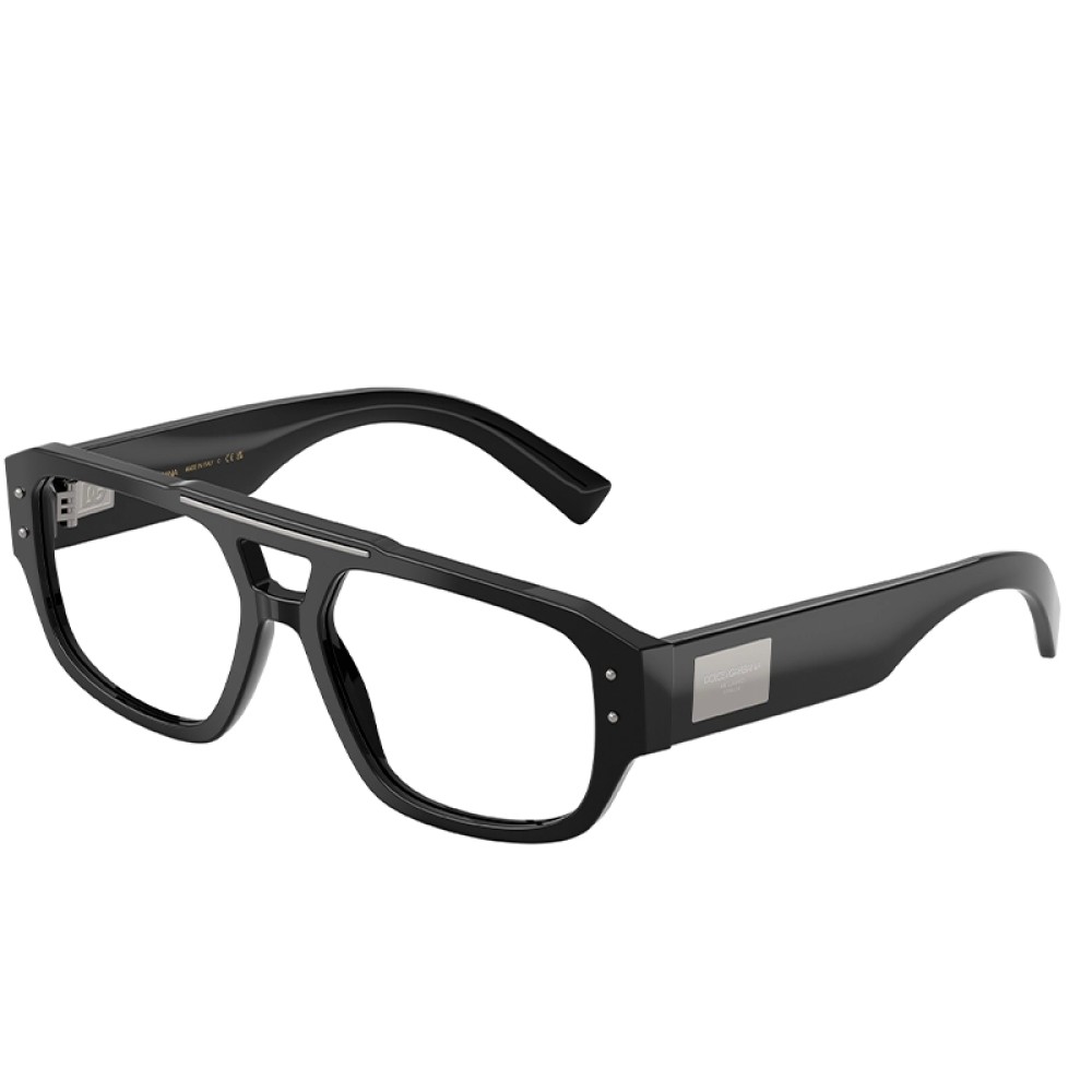 DOLCE & GABBANA DG3406 - ​501 - ​56 Brillenfassungen Schwarz Pilot (Aviator)