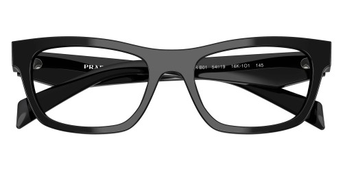 PRADA PR B01V - ​16K1O1 - ​54 Brillenfassungen Schwarz Eckig
