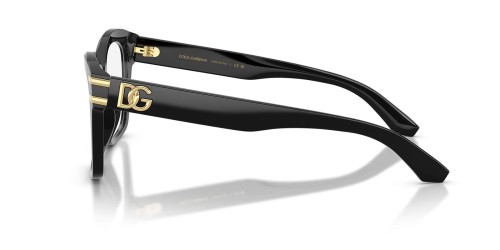 DOLCE & GABBANA DG3419 - ​501 - ​54 Brillenfassungen Schwarz Eckig