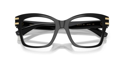 DOLCE & GABBANA DG3419 - ​501 - ​54 Brillenfassungen Schwarz Eckig