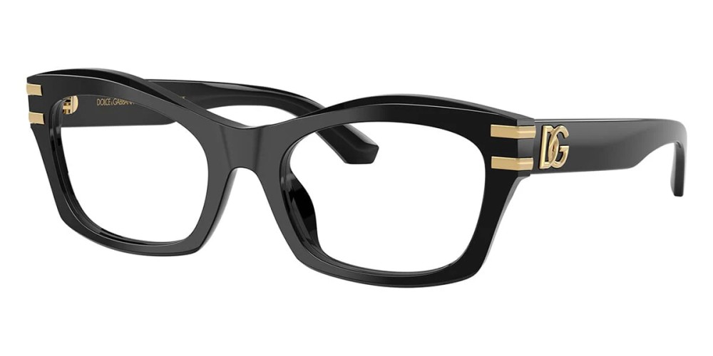 DOLCE & GABBANA DG3420 - ​501 - ​54 Brillenfassungen Schwarz Eckig