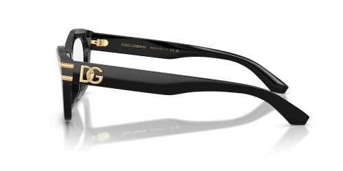 DOLCE & GABBANA DG3420 - ​501 - ​54 Brillenfassungen Schwarz Eckig