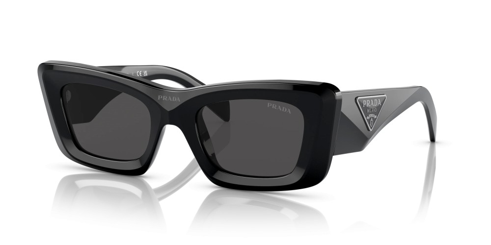 PRADA PR 13ZS - ​1AB5S0 - ​50 Sonnenbrillen Schwarz Eckig