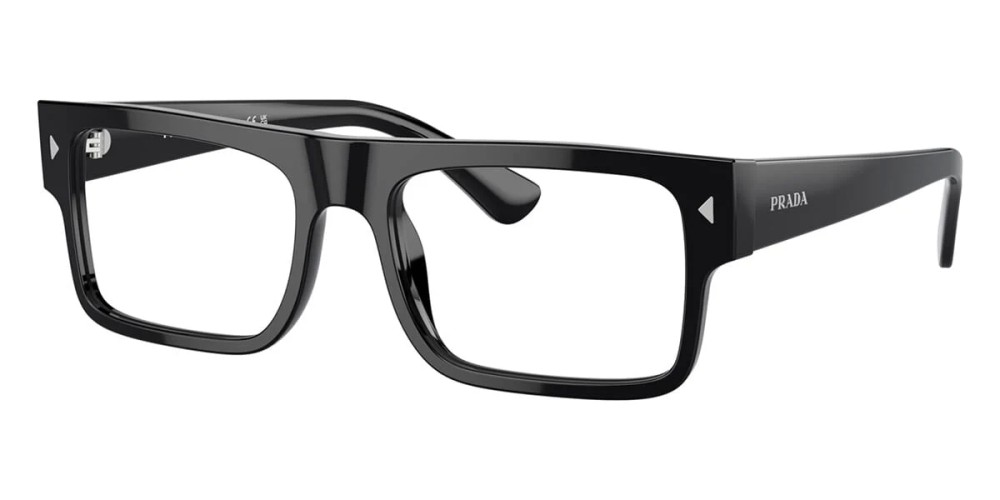PRADA PR A01V - ​16K1O1 - ​57 Brillenfassungen Schwarz Eckig
