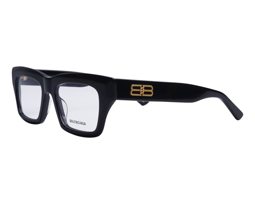 Balenciaga BB0240O - 001 - 52 Brillenfassungen Schwarz Eckig