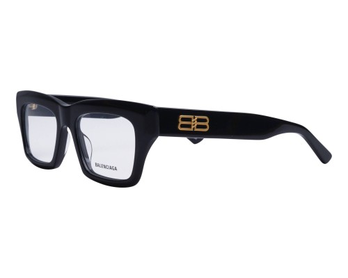 Balenciaga BB0240O - 001 - 52 Brillenfassungen Schwarz Eckig