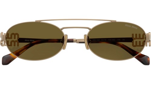 MIU MIU MU 54ZS - 7OE09Z - 53 Sonnenbrillen Oval