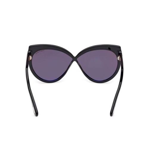 Tom Ford FT1196 BEATRICE ECO - 01A - 65 Sonnenbrillen Schwarz Schmetterling