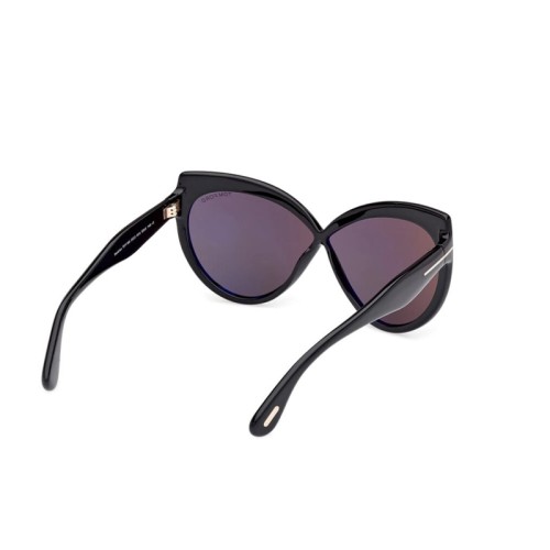 Tom Ford FT1196 BEATRICE ECO - 01A - 65 Sonnenbrillen Schwarz Schmetterling