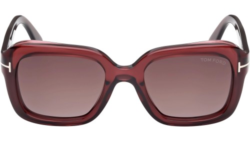 Tom Ford FT1283 NATALIA-02 - 69T - 52 Sonnenbrillen Burgunder Eckig