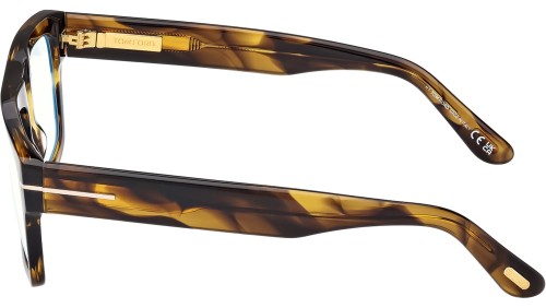 Tom Ford TF6084-B - 056 - 56 - MIT BLAU-VIOLETTEM LICHTFILTER-GLÄSERN Brillenfassungen Eckig