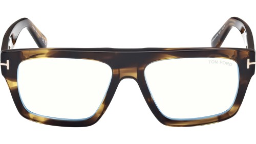 Tom Ford TF6084-B - 056 - 56 - MIT BLAU-VIOLETTEM LICHTFILTER-GLÄSERN Brillenfassungen Eckig