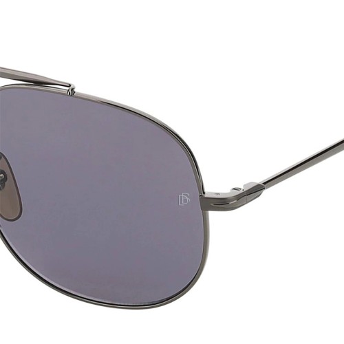 David Beckham DB 7004/S - V81M9 - 57 - MIT POLARISIERTEN GLÄSERN Sonnenbrillen Grau Pilot (Aviator)