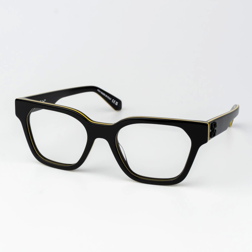 Off-White OERJ07P (STYLE 7P) - 1300 - 52 Brillenfassungen Schwarz Eckig