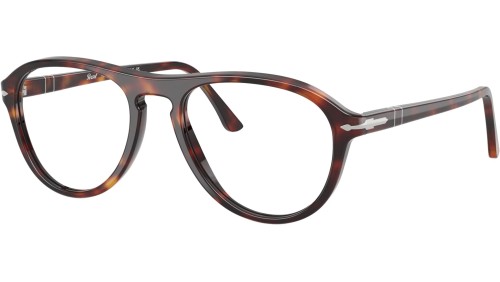 Persol 0PO3371V - 24 - 55 Brillenfassungen Havanna Pilot (Aviator)
