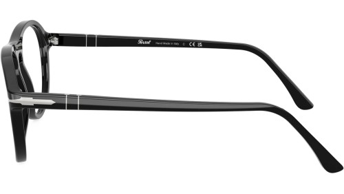 Persol 0PO3371V - 95 - 55 Brillenfassungen Schwarz Pilot (Aviator)