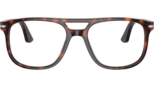 Persol PO3329V - 24 - 54 Brillenfassungen Havanna Pilot (Aviator)
