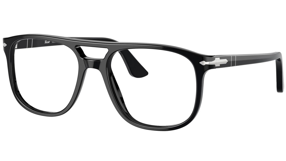 Persol PO3329V - 95 - 54 Brillenfassungen Schwarz Pilot (Aviator)