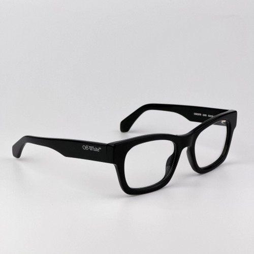 Off-White OERJ078 (STYLE 78) - 1000 - 52 Brillenfassungen Schwarz Eckig