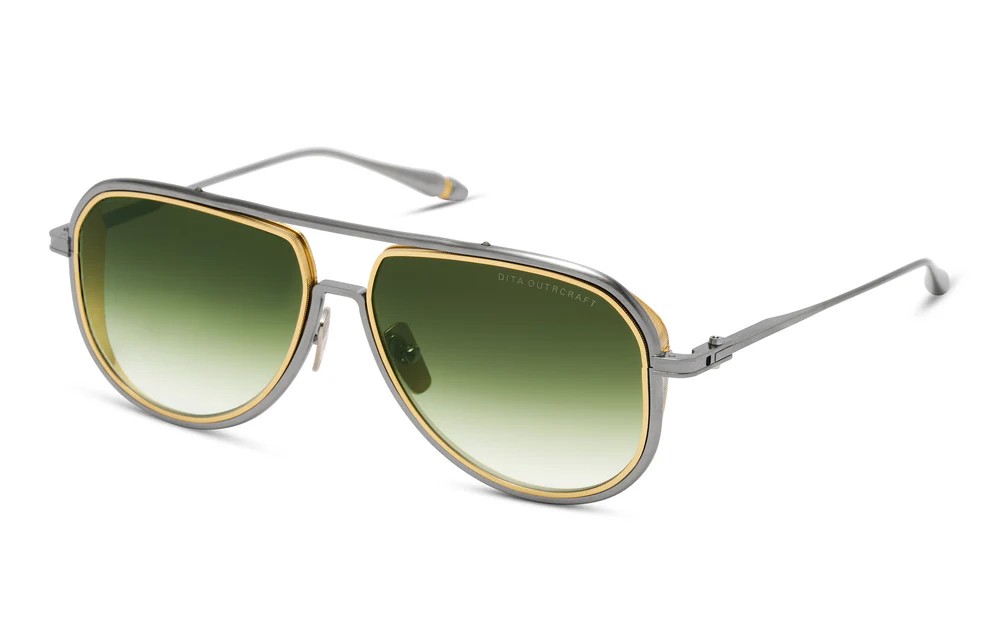 Dita OUTRCRAFT DTS188-A TITANIUM - 02 - 59 Sonnenbrillen Pilot (Aviator)