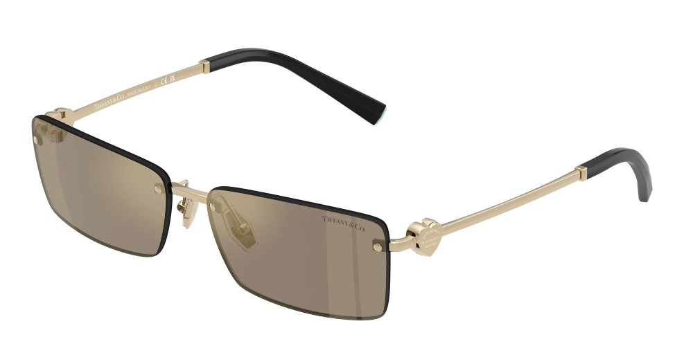 TIFFANY & CO. TF3108B - 60215A - 60 Sonnenbrillen Gold Eckig