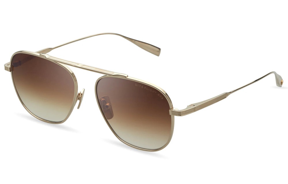 Dita FLIGHT.009 DTS409-A - 01 - 56 Sonnenbrillen Gold Pilot (Aviator)