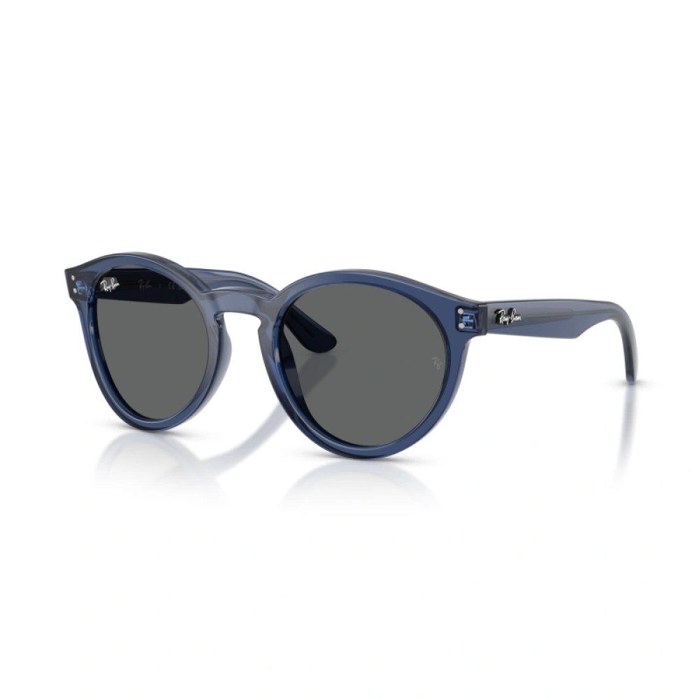 Ray-Ban R0505S - 6708GR - 52 Sonnenbrillen Blau Rund