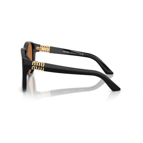 MIU MIU MU A08S - 16K90Q - 61 Sonnenbrillen Schwarz Pilot (Aviator)