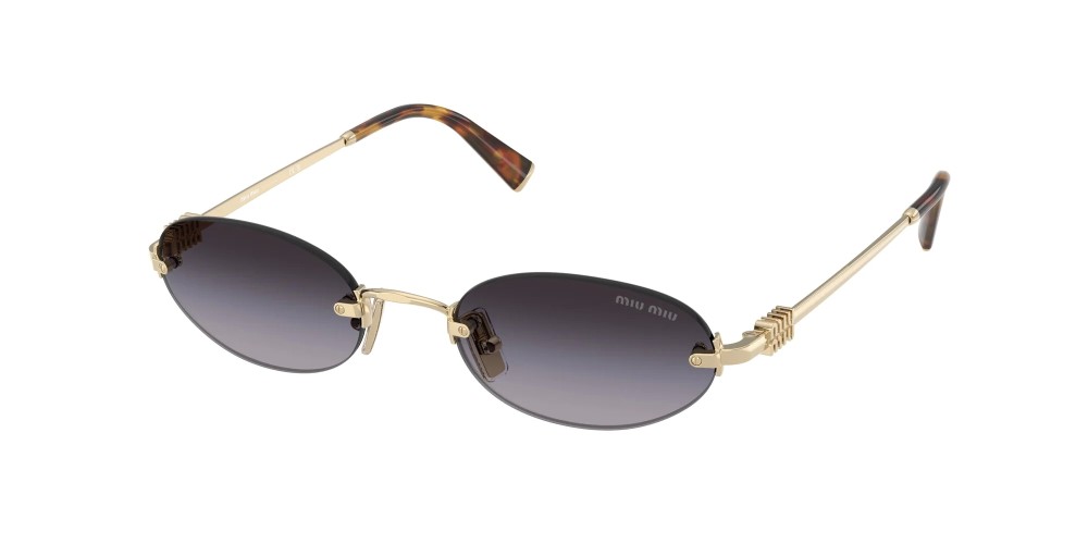 MIU MIU MU A54S - ZVN5D1 - 51 Sonnenbrillen Gold Oval