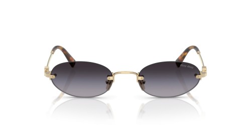 MIU MIU MU A54S - ZVN5D1 - 51 Sonnenbrillen Gold Oval