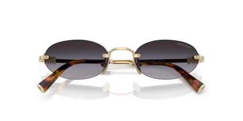 MIU MIU MU A54S - ZVN5D1 - 51 Sonnenbrillen Gold Oval