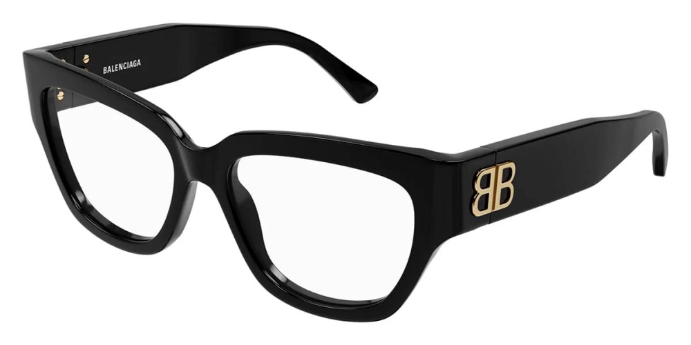 Balenciaga BB0326O - 001 - 53 Brillenfassungen Schwarz Eckig