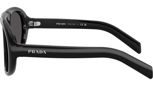 PRADA PR C05S - 16K08Z - 57 Sonnenbrillen Schwarz Pilot (Aviator)
