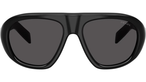 PRADA PR C05S - 16K08Z - 57 Sonnenbrillen Schwarz Pilot (Aviator)