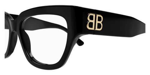 Balenciaga BB0326O - 001 - 53 Brillenfassungen Schwarz Eckig
