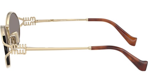 MIU MIU MU 52YS - ZVN80Q - 54 Sonnenbrillen Gold Oval